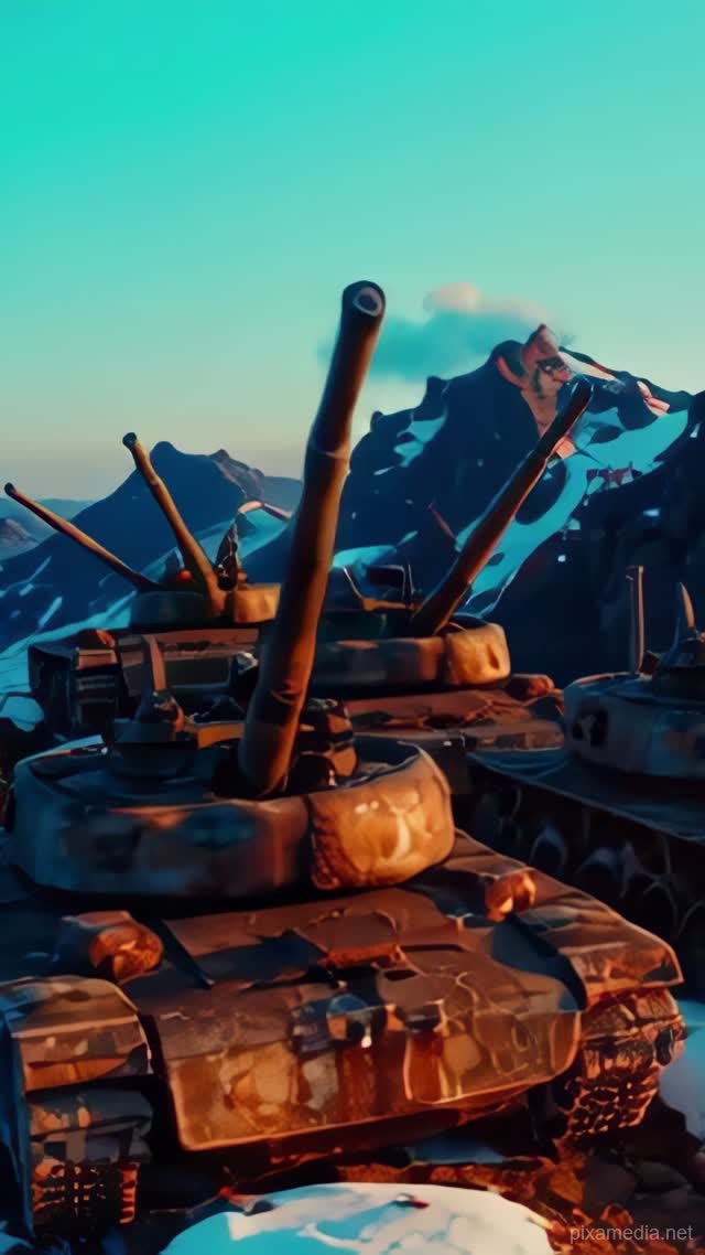 Iron Coffins on the Pass - War & Military AI stock